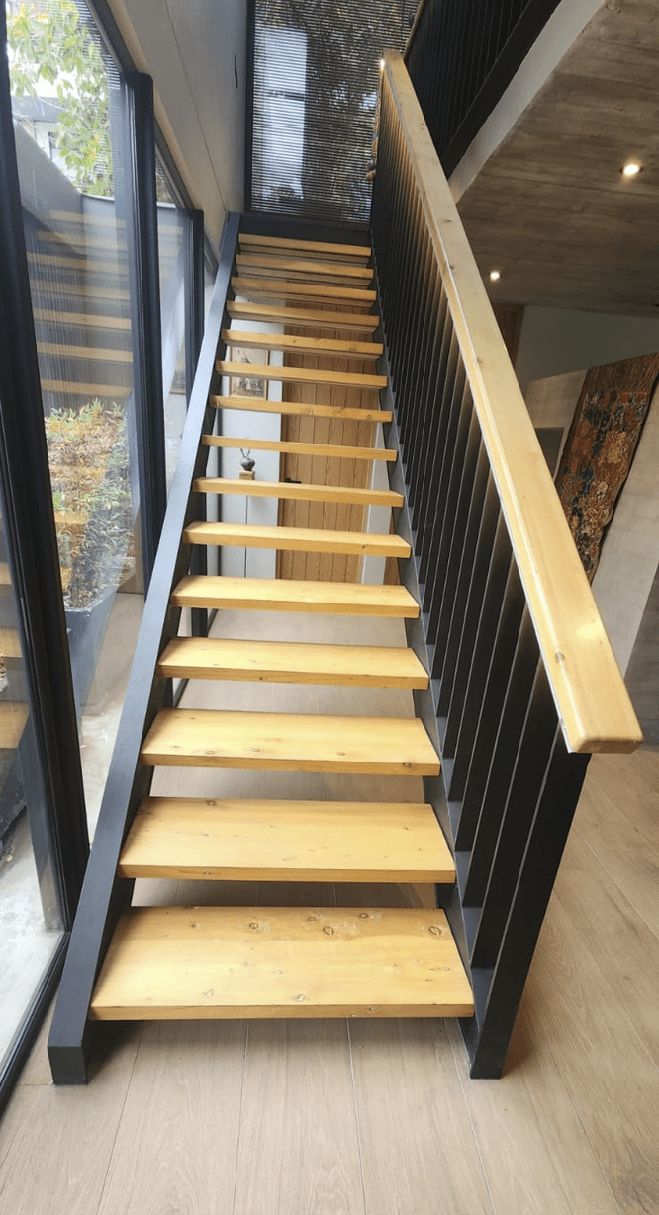 Grada de madera a medida